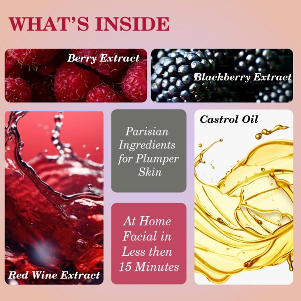 7in1 red wine gel face mask